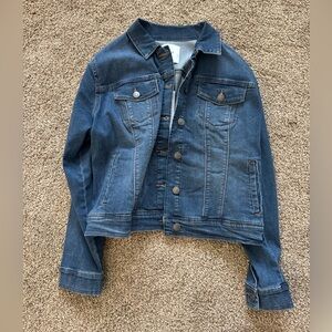 NWT Nine West Blue Jean Jacket Size L
